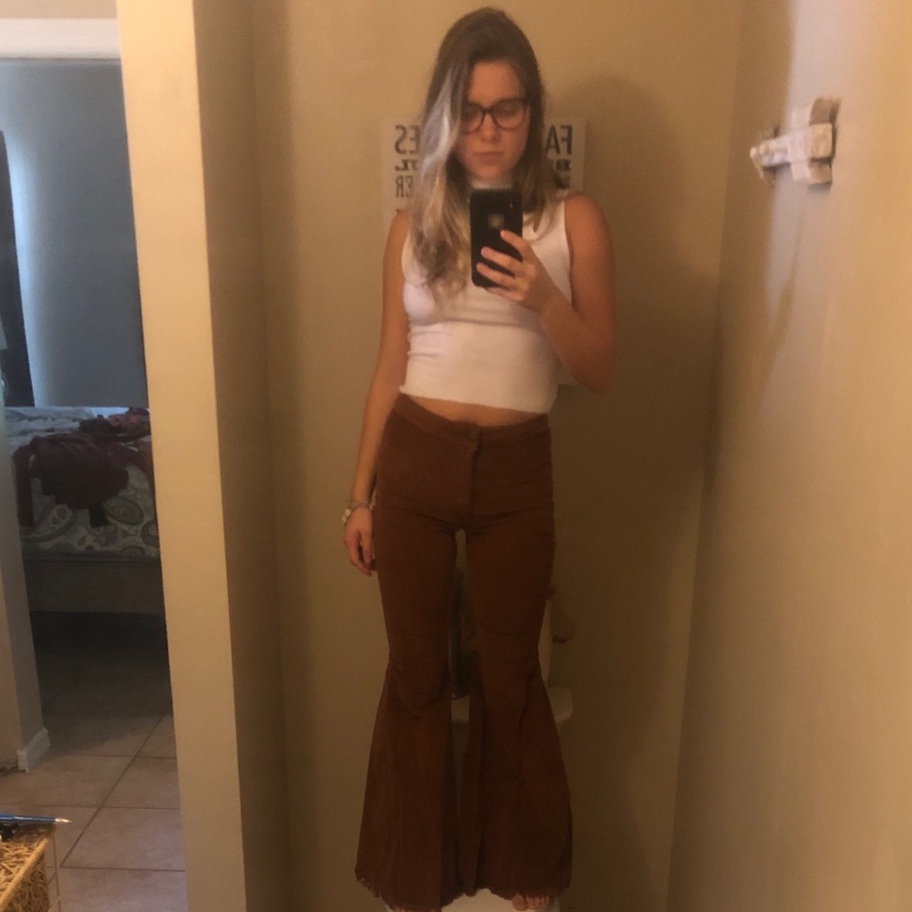 Free people flare corduroy jeans